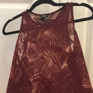 See through red tank